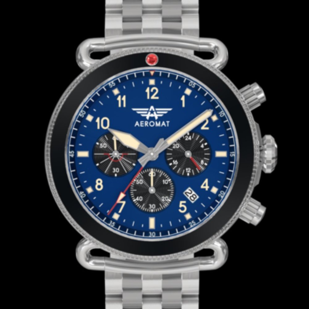 Aeromat "Pilot" Watch, 44 MM